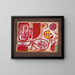 Rumeur - Paul Klee — kehystetty taideteos seinällä
