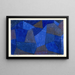 Paul Klee - Rochers yöllä — kehystetty taideteos seinällä