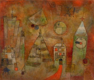 Tärkeä hetki klo kaksikymmentäviisi vaille kaksitoista - Paul Klee — näkymä teoksesta