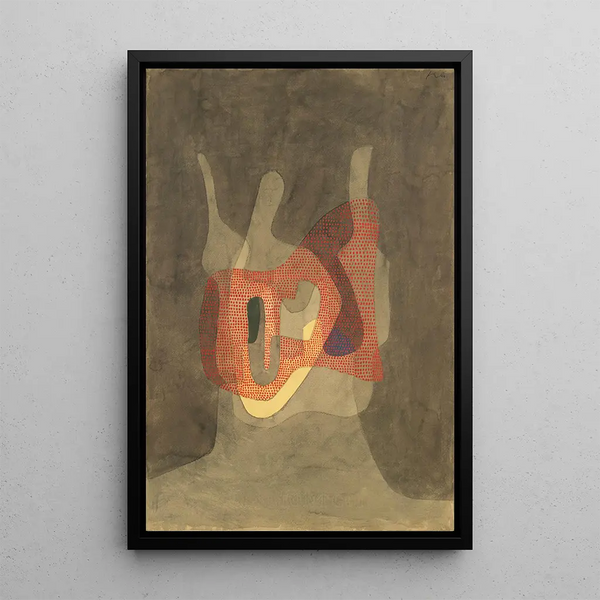 Suojelija - Paul Klee — kehystetty taideteos seinällä