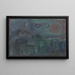 Signes dans le ciel - Paul Klee — kehystetty taideteos seinällä