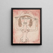 Chanteur de l'Opéra Comique - Paul Klee — kehystetty taideteos seinällä