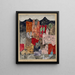 Cité des Églises - Paul Klee — kehystetty taideteos seinällä