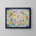 Teatterin vuoristorakennus - Paul Klee — kehystetty taideteos seinällä