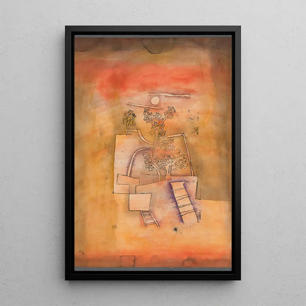 Puun kulttuuri - Paul Klee — kehystetty taideteos seinällä