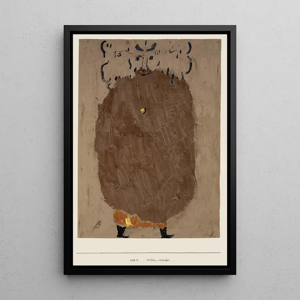 Autiomaan rosvojoukko - Paul Klee — kehystetty taideteos seinällä