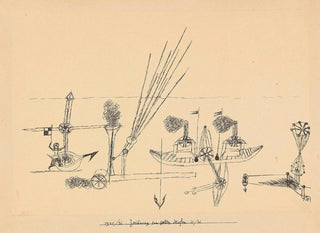 Dessin du port jaune - Paul Klee — näkymä teoksesta