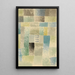 Asuinalueen ensimmäinen talo - Paul Klee — kehystetty taideteos seinällä
