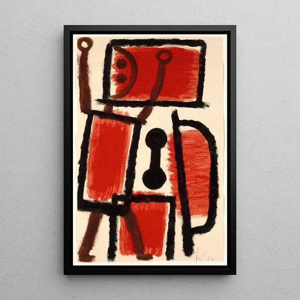 Lukkoseppä - Paul Klee — kehystetty taideteos seinällä