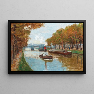 Paul Kutscha - A Canal in Autumn.webp
