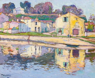 Un quai à Taillebourg - Paul Madeline — näkymä teoksesta