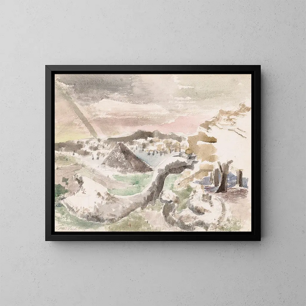 Habitants de la forêt de Dean - Paul Nash — kehystetty taideteos seinällä