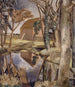 Étang d'Oxenbridge - Paul Nash — näkymä teoksesta