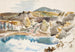 Sininen uima-allas - Paul Nash — näkymä teoksesta