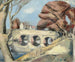 Le Pont de Romney Marsh - Paul Nash — näkymä teoksesta