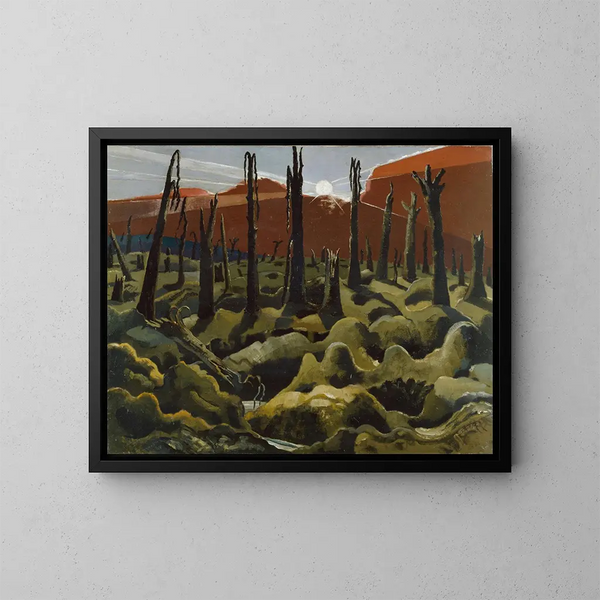 Luomme uuden maailman - Paul Nash — kehystetty taideteos seinällä