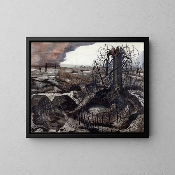 Fil - Paul Nash — kehystetty taideteos seinällä