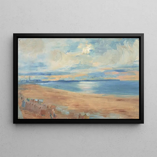 Paul Paulin - Vue de la plage de Parame et Vue de Saint Malo prise de Dinard.webp