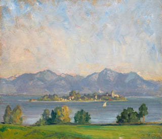 Näkymä Frauenchiemsee - Paul Roloff — näkymä teoksesta