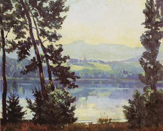 Näkymä Simssee-järvelle - Paul Roloff — näkymä teoksesta
