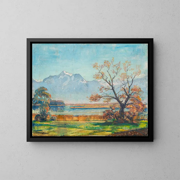 Ambiance automnale au Chiemsee - Paul Roloff — kehystetty taideteos seinällä