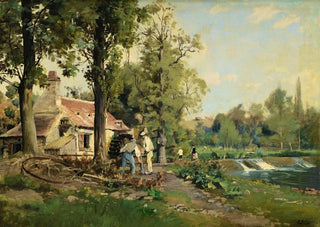 Paul San - Two Men By A Mill.webp