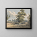 Lännen päätepiste Brookissä, Essex - Paul Sandby — kehystetty taideteos seinällä