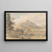 Château de Carreg Cennen - Paul Sandby — kehystetty taideteos seinällä