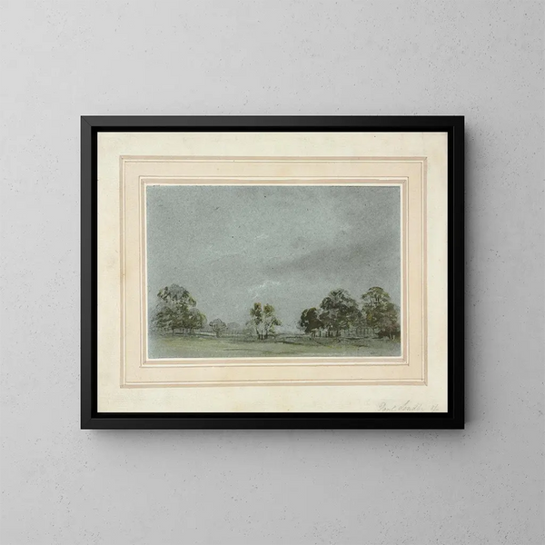 maisema - Paul Sandby — kehystetty taideteos seinällä