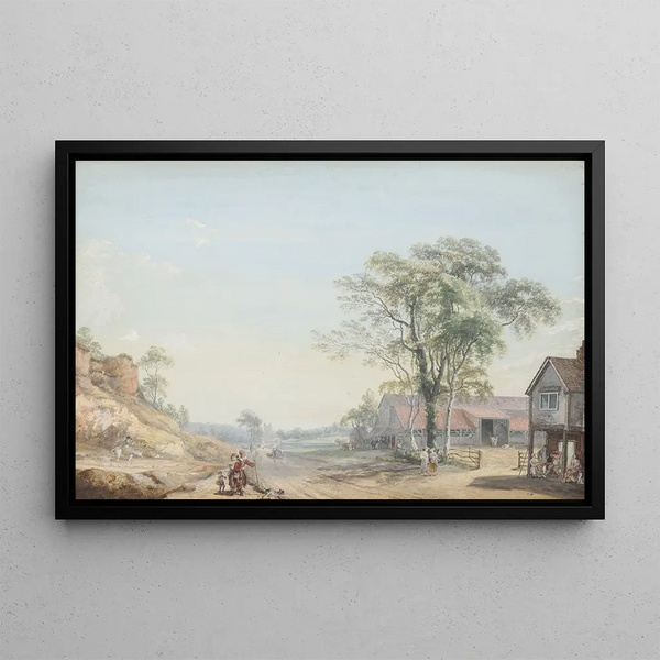Midi - Paul Sandby — kehystetty taideteos seinällä