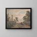Le péage de Bayswater - Paul Sandby — kehystetty taideteos seinällä