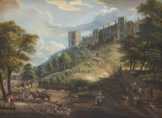 Les Cent Marches du Château de Windsor - Paul Sandby — näkymä teoksesta