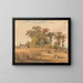 Un champ de maïs - Paul Sandby Munn — kehystetty taideteos seinällä