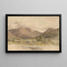 Näkymä Side Farm Patterdale - Paul Sandby Munn — kehystetty taideteos seinällä