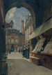 Le passage Vérité et la place de Valois - Paul Schaan — näkymä teoksesta