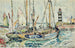 Bateaux au port de l'île de Groix - Paul Signac — näkymä teoksesta