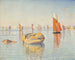 Concarneau au calme du matin - Paul Signac — näkymä teoksesta