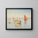 Concarneau au calme du matin - Paul Signac — kehystetty taideteos seinällä