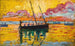 Concarneau-työskentelymaalaus - Paul Signac — näkymä teoksesta