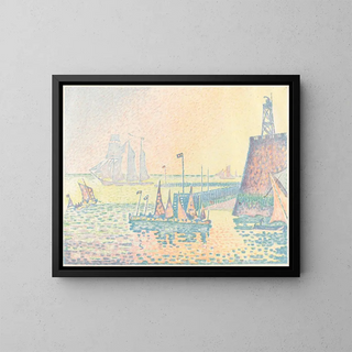 Ilta - Paul Signac — kehystetty taideteos seinällä