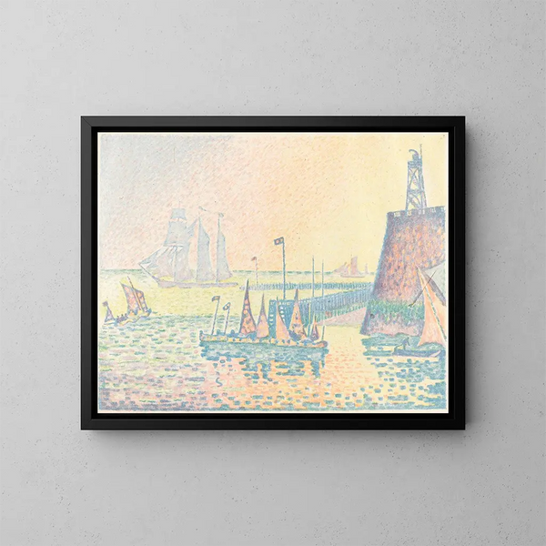 Ilta - Paul Signac — kehystetty taideteos seinällä