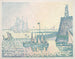 Illallinen Vlissingenin laiturilla - Paul Signac — näkymä teoksesta