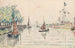 Honfleurin maalaus - Paul Signac — näkymä teoksesta