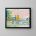La Cité Paris - Paul Signac — kehystetty taideteos seinällä