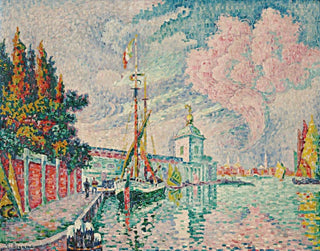 La Douane de Venise - Paul Signac — näkymä teoksesta