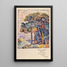Paysage - Paul Signac — kehystetty taideteos seinällä