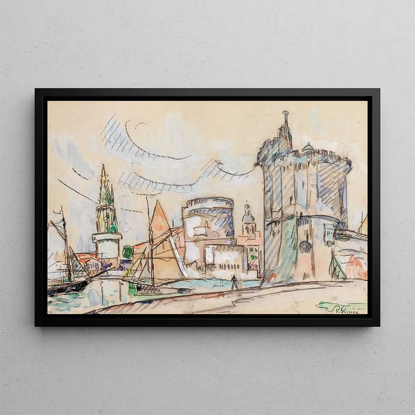 Paul Signac - Le Port De La Rochelle.webp