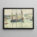 Le Trieux - Paul Signac — kehystetty taideteos seinällä