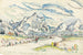 Paul Signac - Les Alpilles näkymä Saint-Rémy-de-Provence — näkymä teoksesta