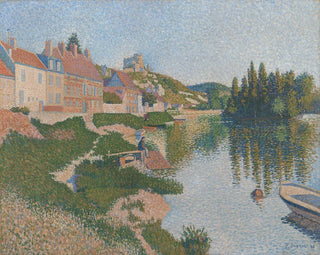 Les Andelys - Paul Signac — näkymä teoksesta